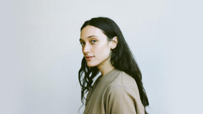 woman looking over shoulder